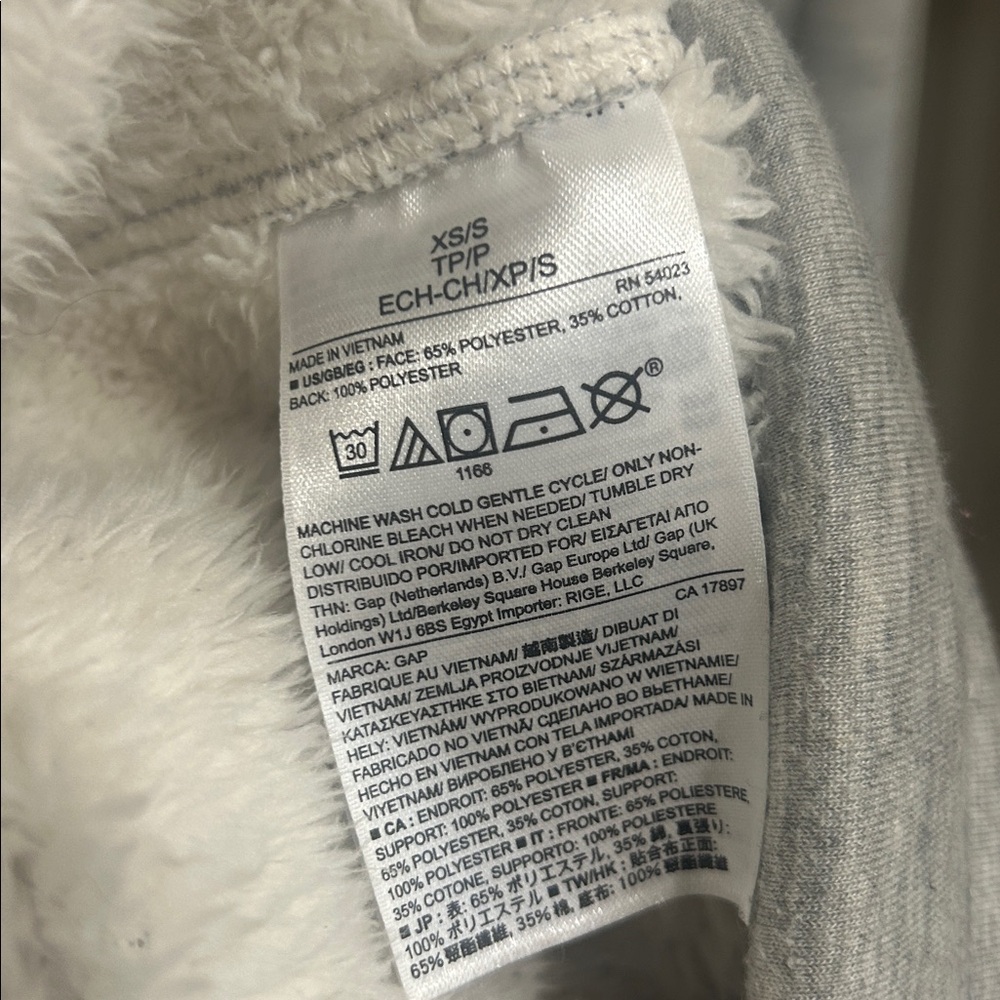 Gap sherpa lined robe - Picture 7 of 13